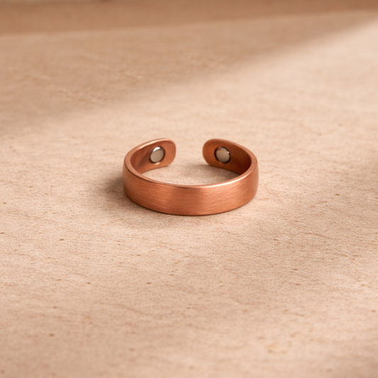 Minimal Copper Ring – Smooth Open Band