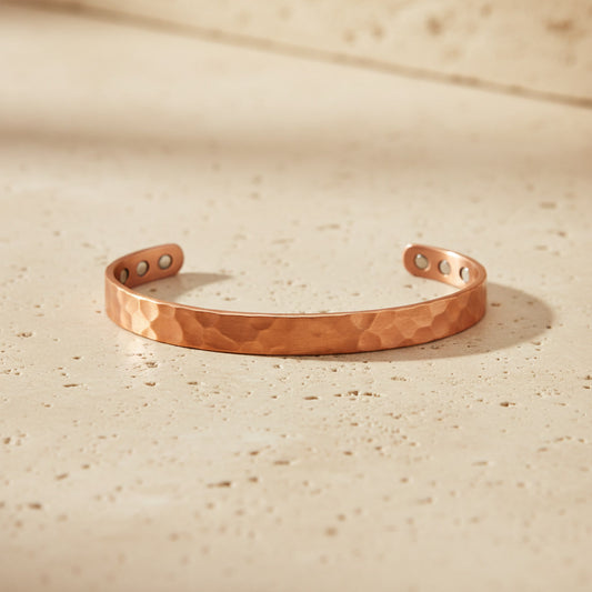 Hammered Copper Cuff Bracelet